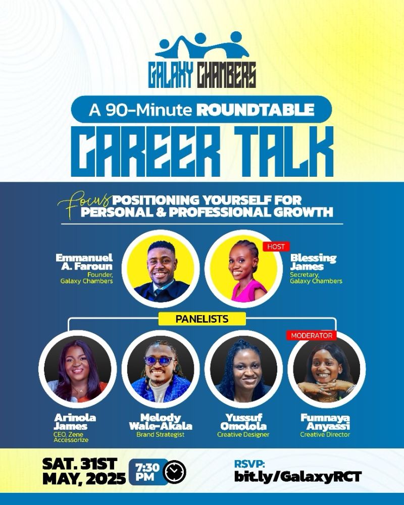 Career Talk event flyer