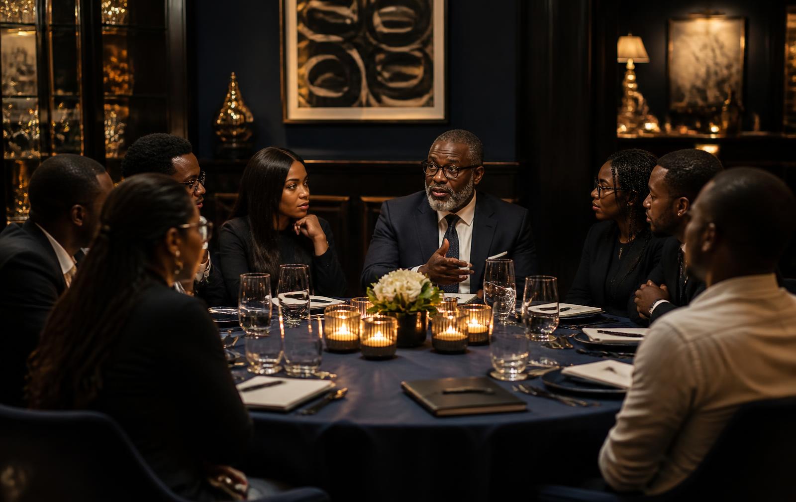 Executive dinner conversation at The Systems Table
